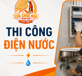Thi công điện nước