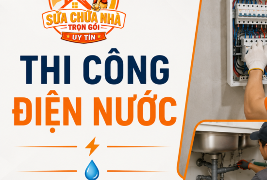 Thi công điện nước
